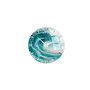 Wallity Reloj de Pared Decorativo de Cristal 40 x 40